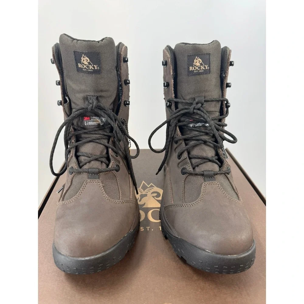 Rocky Wildcat Men 12M Brown‎ Waterproof 400g Thinsulate Hunting Boots RKS0708